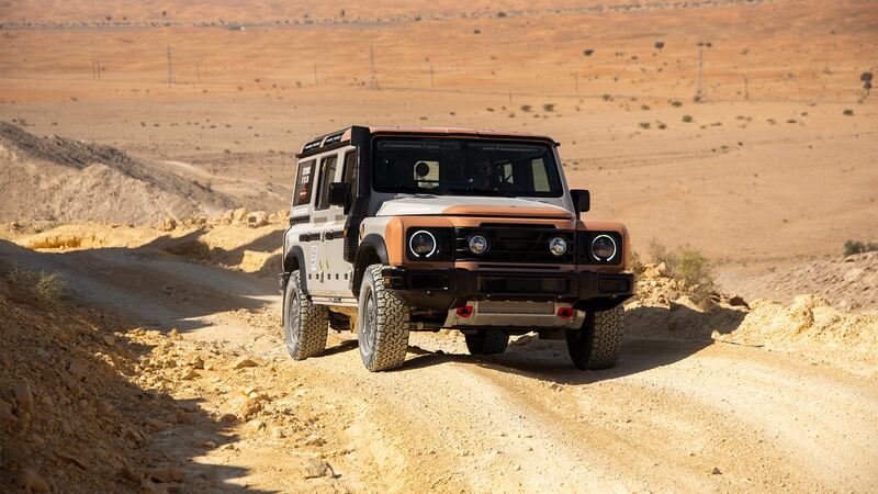 The Ineos Grenadier 4x4 prototype will be seen for the first time at NoFilter DXB. Photo: NoFilter DXB