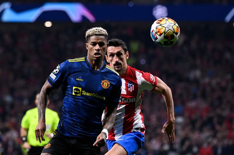 Marcus Rashford 4 - Barely involved. Lost possession as a United attack broke down after 64 minutes. Booked for it. A nothing game. AFP