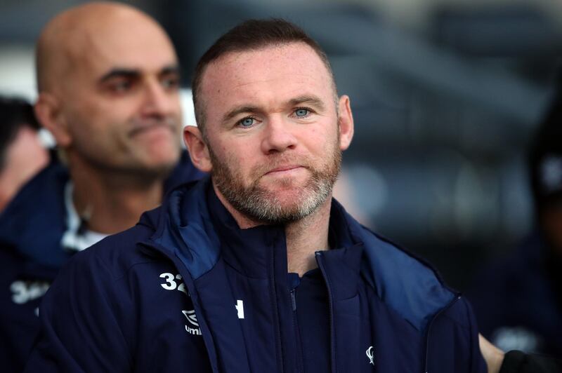 Wayne Rooney during the Championship match between Derby County and Millwall. Getty Images