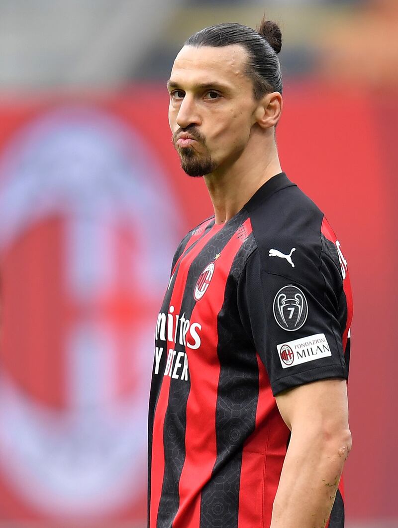 AC Milan's Zlatan Ibrahimovic. Reuters