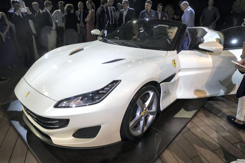 DUBAI, UNITED ARAB EMIRATES. 08 November 2017. Ferrari Portofino launch at the One & Only Royal Mirage in Dubai. (Photo: Antonie Robertson/The National) Journalist: Adam Workman. Section: Motoring.