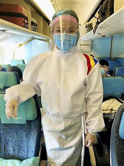 Philippine Airlines recently introduced new uniforms for crew to wear during the Covid-19 pandemic. 