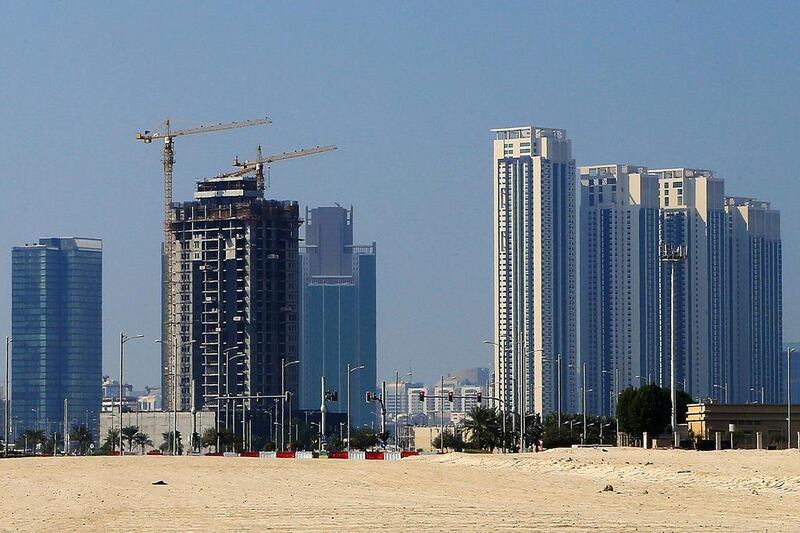 Fitch reiterated its call for the UAE to improve availability of standard economic data. Pictured, the Reem Island area of Abu Dhabi. Ravindranath K / The National