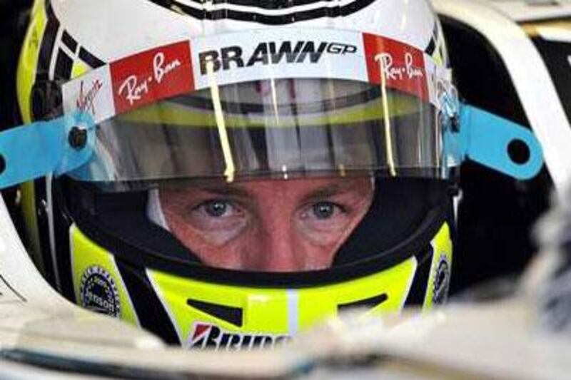 Brawn driver Jenson Button: the team's recent success has reawakened sponsors' interest.