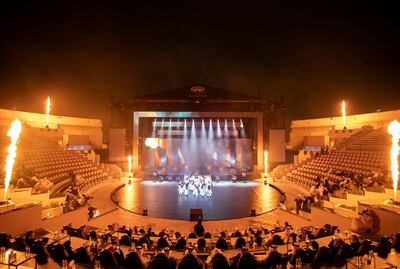 'Narratives of the Place' includes poetry, music and performances that tell the story of Sharjah over the past 50 years. Chris Whiteoak / The National