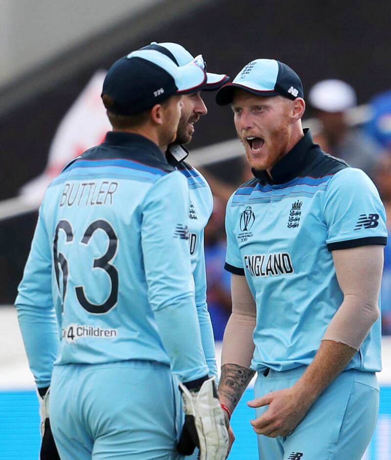 Ben Stokes (9/10): The all-rounder batted brilliantly for his 79 even as England's run-rate started to come down in the middle overs. He bowled just four overs, but he was excellent in the field. AP Photo