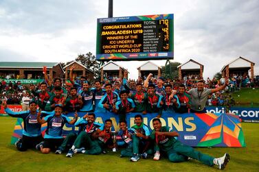 Bangladesh beat India in the final to win the Under-19 World Cup at Senwes Park in Potchefstroom. AFP