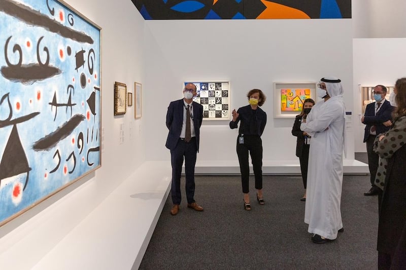 Abstraction and Calligraphy – Towards a Universal Language_Press Preview.
© Department of Culture and Tourism – Abu Dhabi / Ismail Noor - Seeing Things