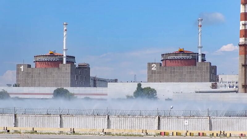 Shelling near the Zaporizhzhia power plant has raised fears of a nuclear accident. EPA