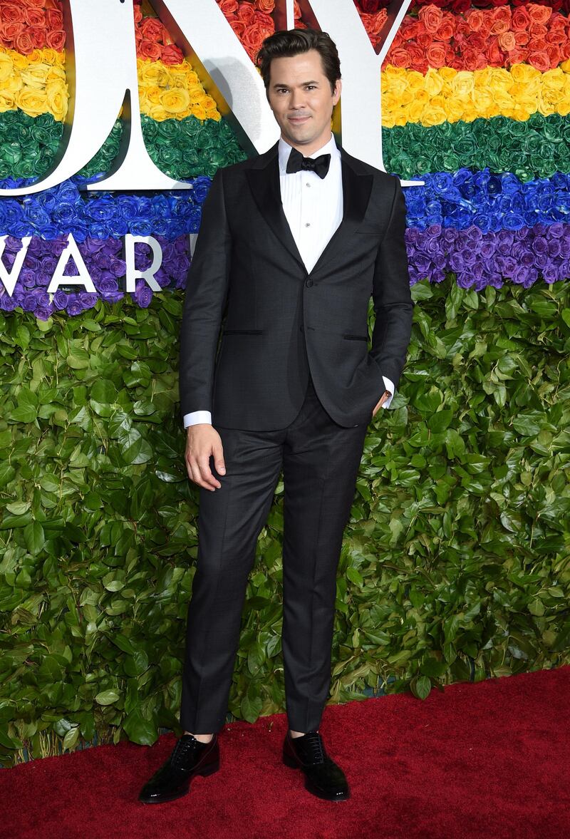 Andrew Rannells arrives at the 73rd annual Tony Awards at Radio City Music Hall on June 9, 2019. AP