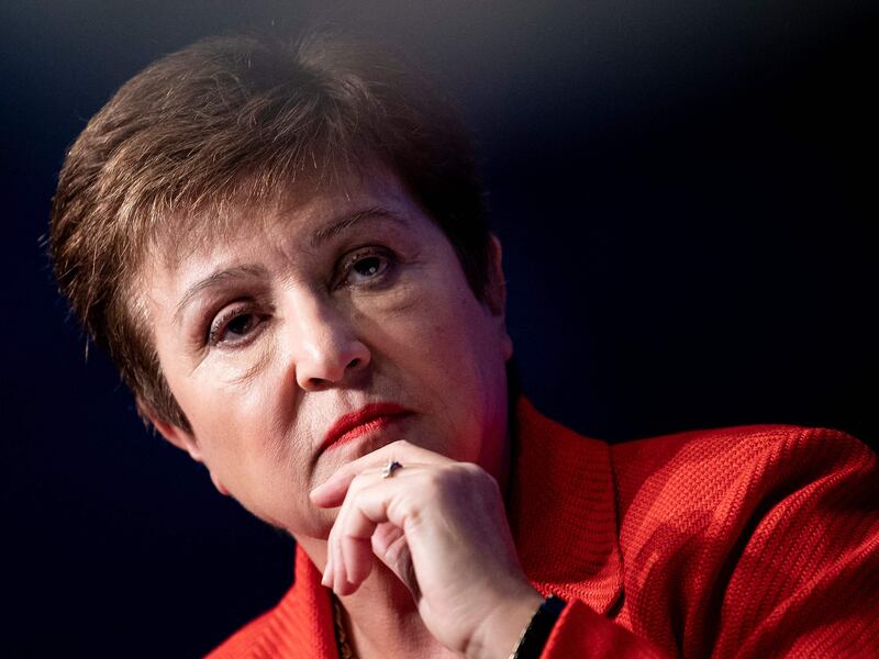 International Monetary Fund managing director Kristalina Georgieva. Photo: AFP