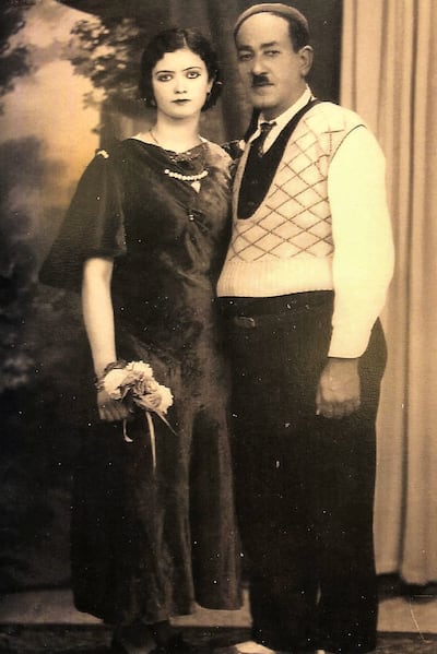 Hafida Latta's parents, Cherifa, and Mohamed, in 1941. Photo: Hafida Latta