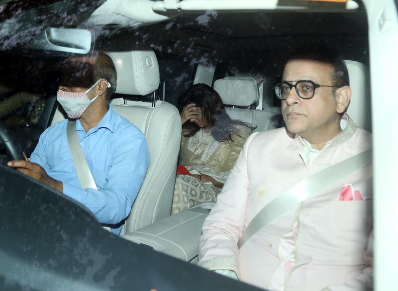 Amitabh Bachchan's daughter Shweta Bachchan is among the guests.