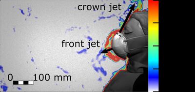 Imaging was used by scientists to work out the distance exhaled breathe travelled. University of Edinburgh