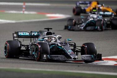 World champion Lewis Hamilton won the Bahrain Grand Prix. AP Photo