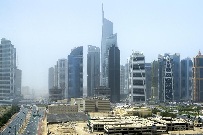 Jumeirah Lakes Towers apartments: Q1 2015 up 1%. Q1 2014-Q1 2015 up 3%. Studio: Dh60-80,000. 1BR: Dh80-100,000. 2BR: Dh115-150,000. 3BR: Dh145-190,000. Sarah Dea / The National
