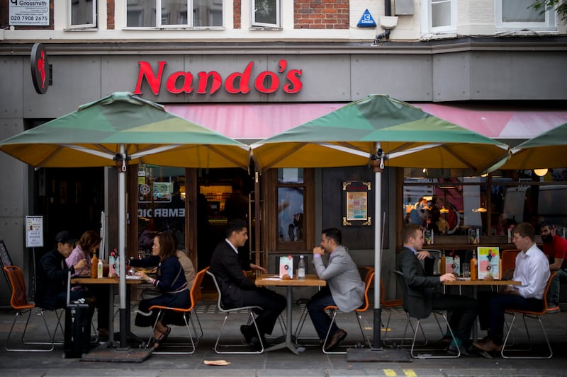 A Nando's restaurant in central London. AFP