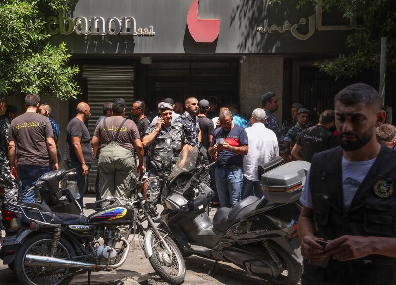 Lebanon’s National News Agency reported that Mr Al Sheikh Hussein was demanding to withdraw $210,000 and had threatened to set himself ablaze and kill everyone at the bank.  Reuters