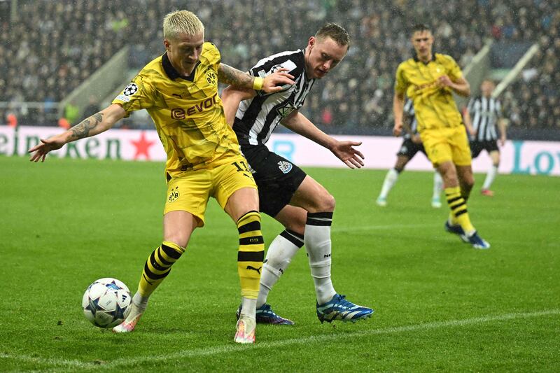 Experienced German forward did not have attempt on goal until early in second half when he fired over from distance. Well marshalled by Newcastle defence. AFP
