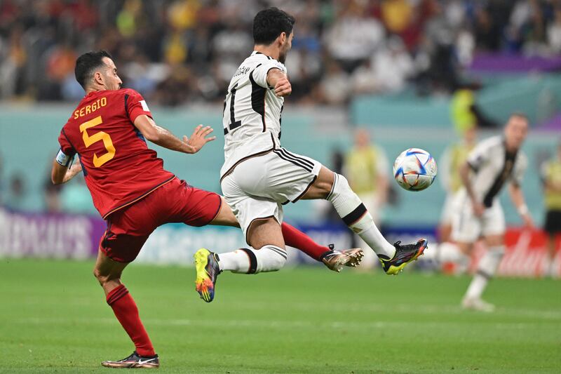 Sergio Busquets – 6. Played as the ‘1’ in a 4-1-2-3 formation. His 15th game in his fourth World Cup finals, he was closed down whenever he got the ball – Germany knew stopping him would be a hindrance to Spain. Started the play which led to the opening goal. Booked. AFP