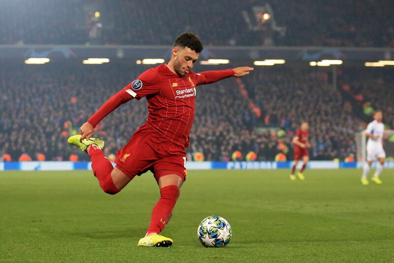 Midfield: Alex Oxlade-Chamberlain has been in fine goalscoring form and would complete a dynamic and experienced midfield. AP Photo
