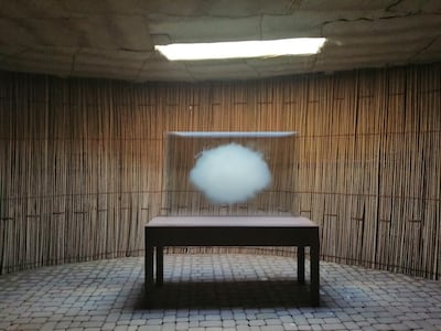 Leandro Erlich's 'The Heart of Water (The Cloud)', his work for Abu Dhabi Art's Beyond programme. Courtesy of the artist and Abu Dhabi Art