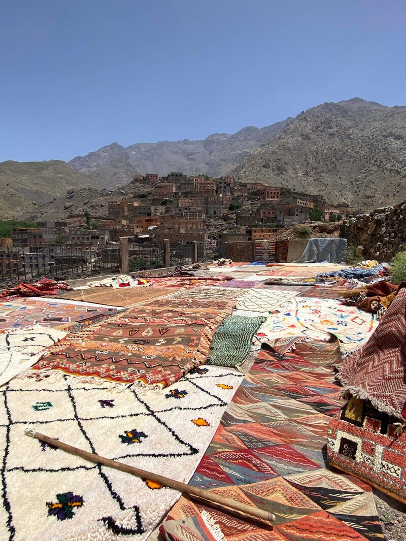 The village of Imlil in the Atlas Mountains. Courtesy Alice Morrison
