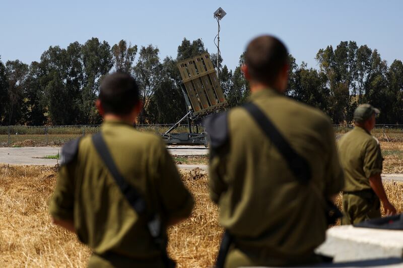 A view of an Iron Dome anti-missile battery, near Ashkelon, in southern Israel on Wednesday. Increased militarisation and escalation will not provide Israel or Iran with the kind of security and freedom from attack that both states insist they want. Reuters
