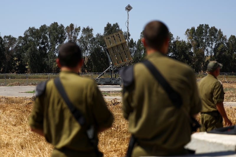 A view of an Iron Dome anti-missile battery, near Ashkelon, in southern Israel on Wednesday. Increased militarisation and escalation will not provide Israel or Iran with the kind of security and freedom from attack that both states insist they want. Reuters