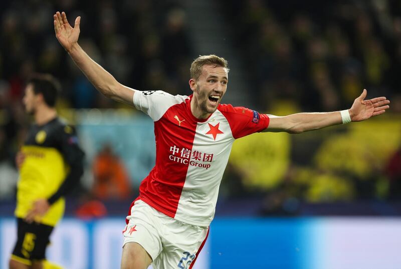 Tomas Soucek, from Slavia Prague to West Ham for £13m. The 24-year-old midfielder has scored 10 goals this season.  EPA