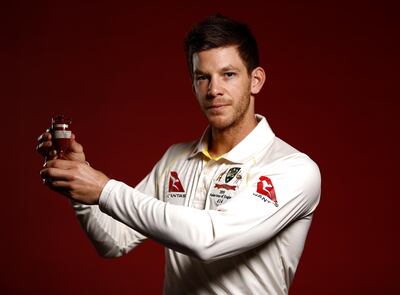 BIRMINGHAM, ENGLAND - JULY 28: Tim Paine of Australia poses during the Australia Ashes Squad Portrait Session on July 28, 2019 in Birmingham, England. (Photo by Ryan Pierse/Getty Images)