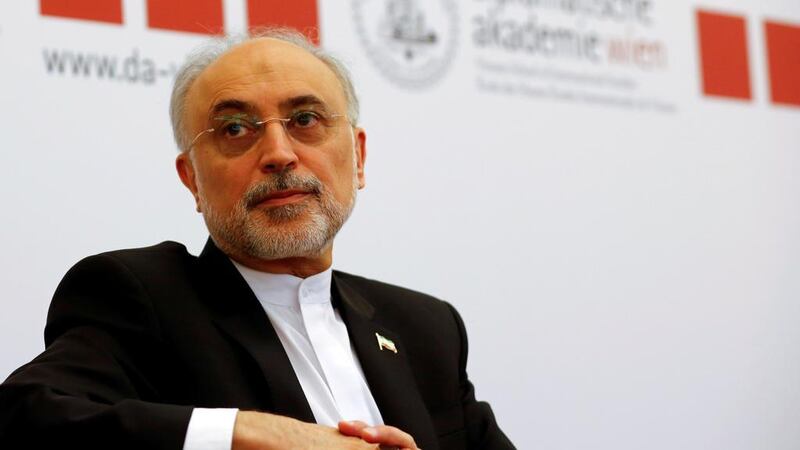 Ali Akbar Salehi, head of the Iranian Atomic Energy Organisation, pictured here in Vienna, Austria, on September 28, 2016, revealed this week that Iran can enrich uranium to 20 per cent in five days. Leonhard Foeger / Reuters