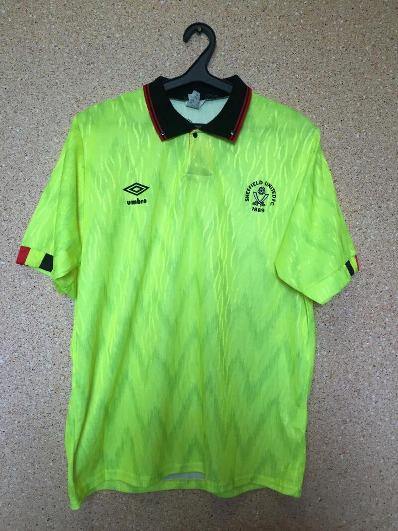WORST: 5) 1989-91 away: The club’s regular dalliances with flourescent away kits have been a damaging, long-term affair. So let’s start at the beginning to when the sordid relationship began with this beacon of shame. Umbro have allegedly claimed this as the first ever neon football shirt. I can’t stand this up but am happy to point the finger of blame. Courtesy of Football Kit Archive