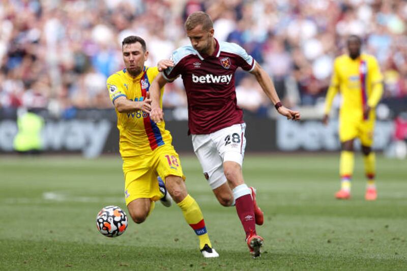 Tomas Soucek – 6. Did the basics well for the majority of the game but could only get a tame header on goal that didn’t trouble Vicente Guaita. Getty