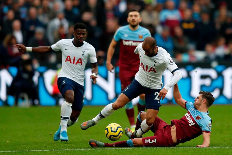 Tottenham Hotspur's Brazilian midfielder Lucas Moura. AFP