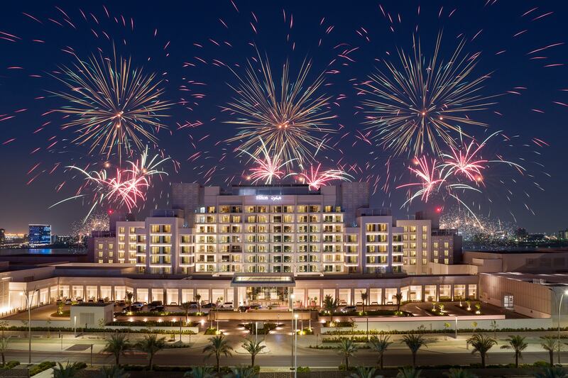 Fireworks will go off at Yas Island in Abu Dhabi at 9pm on December 2