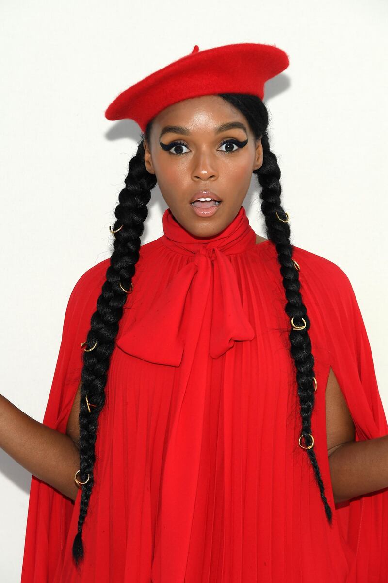 Janelle Monae at the Valentino show (Photo by Pascal Le Segretain/Getty Images)