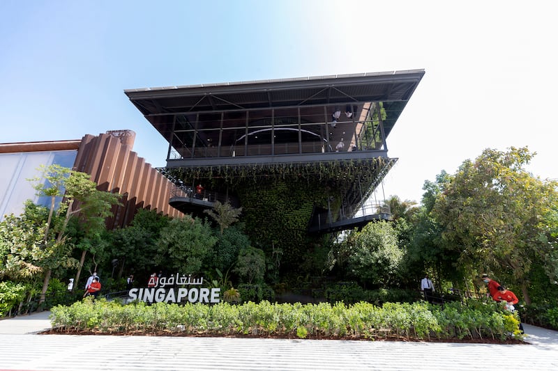 The Singapore pavilion. Chris Whiteoak / The National