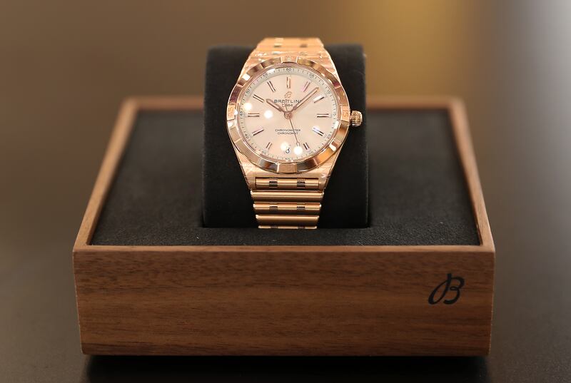 A Breitling Chronometer worth Dh104,590.