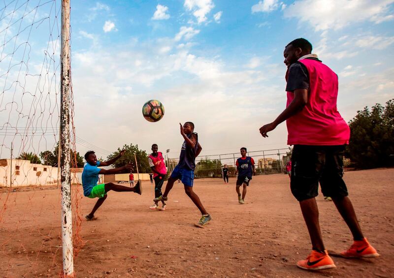 The pitches have no markings, are full of holes and the goal posts are almost without a net.