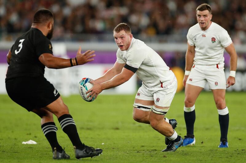 7. Sam Underhill (England). His hit that sent Jordie Barrett careering backwards at a rate of knots was one that will live long in the memory. It was one of many by the tireless 23-year-old flanker. AFP