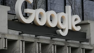 'Physically impeding other employees’ work and preventing them from accessing our facilities is a clear violation of our policies,' Google said. AP