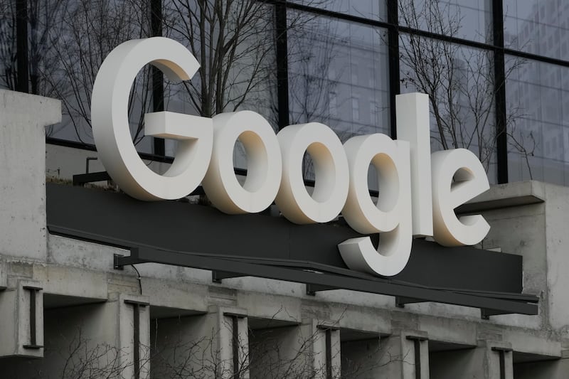 'Physically impeding other employees’ work and preventing them from accessing our facilities is a clear violation of our policies,' Google said. AP