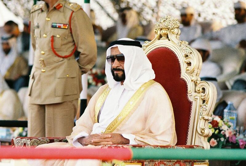 A Hollywood film will be made about the life of Sheikh Zayed. Courtesy Al Ittihad