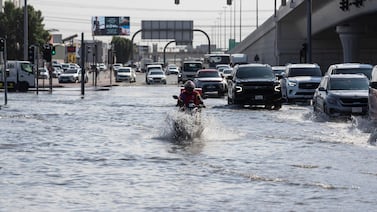 Heavy rain and floods hit parts of the UAE in November. Antonie Robertson / The National
