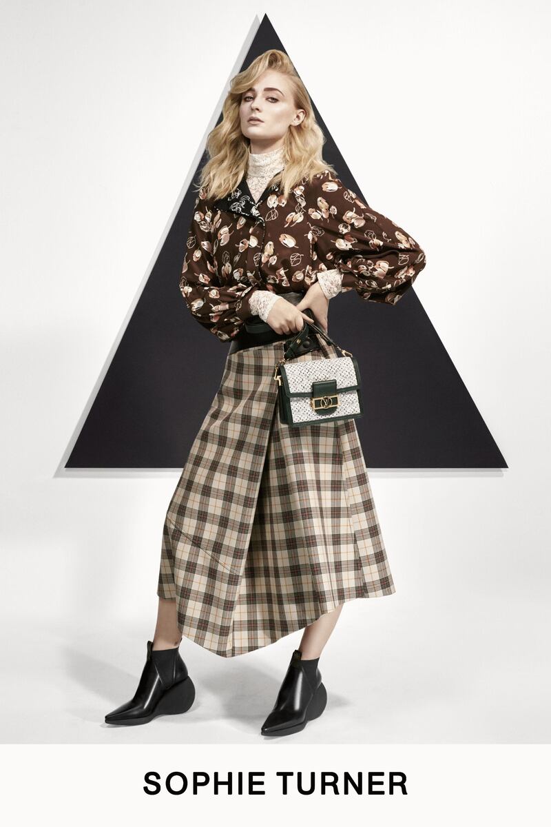 Sophie Turner for Louis Vuitton pre-fall 2019
