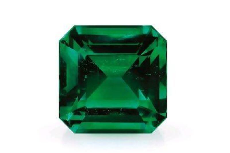An emerald by Gemfields. Courtesy Gemfields