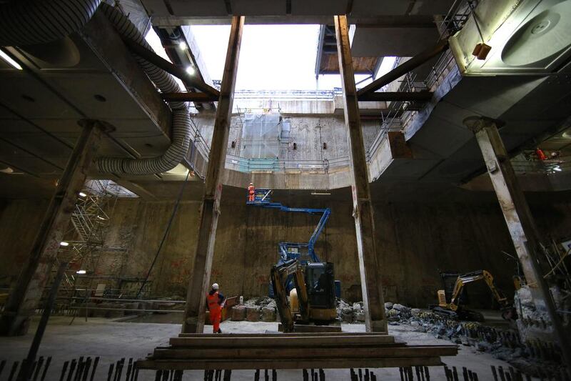 Work continues on the new Crossrail station at Paddington. Peter Macdiarmid / Getty Images