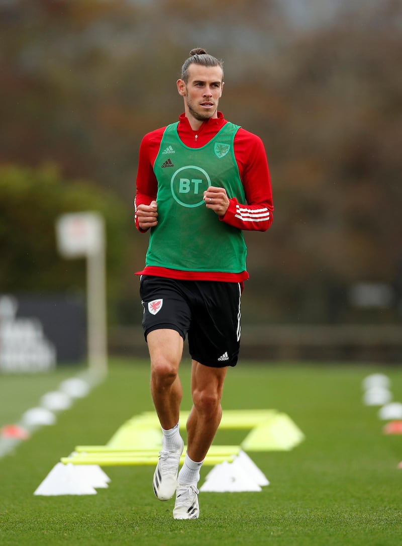 Gareth Bale during training. Reuters