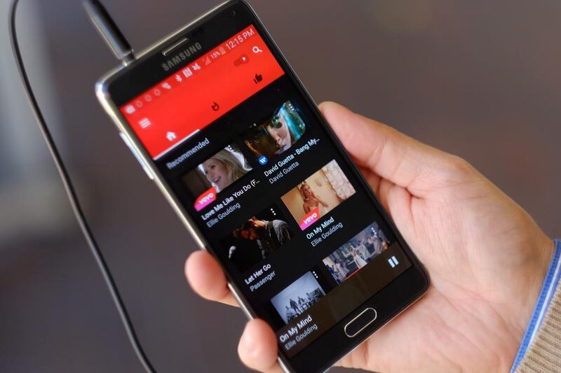 The new YouTube music app. Richard Vogel / AP Photo